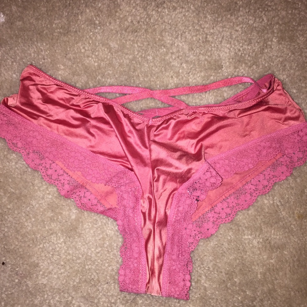 Coral/Pinky VS silk panties!